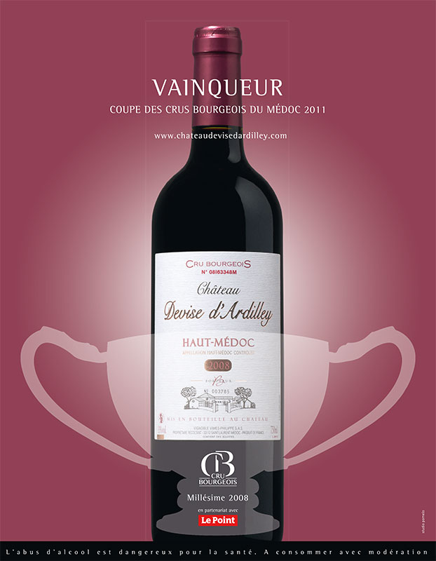 Vin devise d'Ardilley Haut-Médoc